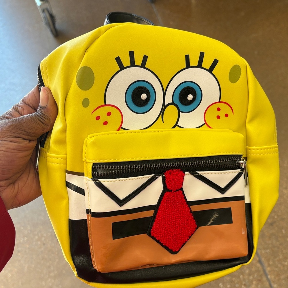 Yellow SpongeBob Kids Backpack